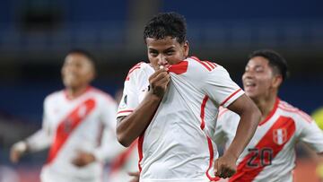 Formación posible de Perú ante Paraguay en el Sudamericano sub 20