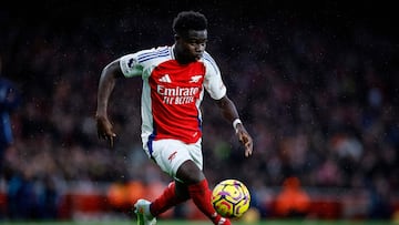Saka es un jugador especial: golazo para adelantar al Arsenal frente al Forest