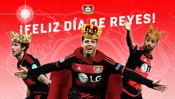 Chicharito es uno de los Reyes Magos del Leverkusen