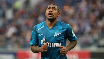 Malcom, con la camiseta del Zenit.