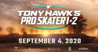 Anunciado Tony Hawk's Pro Skater 1+2 Remaster para septiembre y con novedades