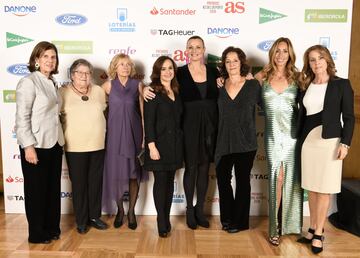 Mari Paz Corominas, Pepa Senante, Carmen Valero, Laura Muñoz, Coral Bistuer, Miriam Blascok, Gemma Mengual y Theresa Zabell.