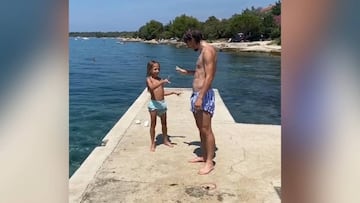 Modric y su hijo de vacaciones enternecen a todo Instagram