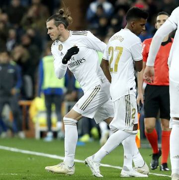 Bale sale por Rodrygo, el sábado ante la Real.