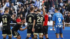 Pérez Hernández, en el Deportivo - Celta B de la temporada pasada.