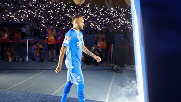 Neymar fue presentado como un galáctico con el Al Hilal.