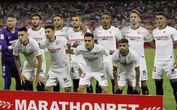 Equipo del Sevilla.