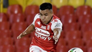 Jugador de Independiente Santa Fe en la Liga BetPlay