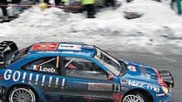 <b>PRIMERA PRUEBA. </b>Loeb comienza en Montecarlo la defensa de su triple corona en el Mundial de Rallys.