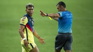 Roger Martinez of America during the game Portland Timbers (USA) vs Club America (MEX), corresponding to Quarters Finals first leg match of the 2021 Scotiabank Concacaf Champions League, at Providence Park, on April 28, 2021.
 
 &lt;br&gt;&lt;br&gt;
 
 Ro