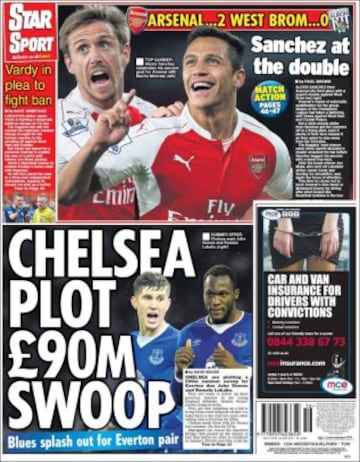 Portadas de la prensa mundial