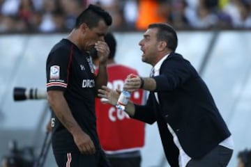 Futbol, Colo Colo vs Universidad Catolica
Quinta fecha, campeonato de Clausura 2016/17
El entrenador de Colo Colo Pablo Guede da instrucciones a sus jugadores durante el partido de primera division contra Universidad Catolica disputado en el estadio Monumental de Santiago, Chile.
04/03/2017
Andres Pina/Photosport
*************

Football, Colo Colo vs Universidad Catolica
Fifth date, Clousure Championship 2016/17
Colo Colo's manager Pablo Guede instructs his players during the first division football match against Universidad Catolica at the Monuemnatl stadium in Santiago, Chile.
04/03/2017
Andres Pina/Photosport