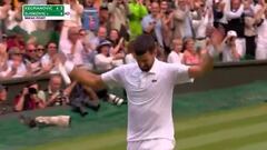 Djokovic firma el mejor punto de Wimbledon: ver para creer