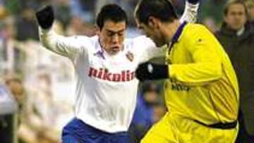 TRABAJADO. Galletti fue de los más destacados en el triunfo zaragocista de ayer.