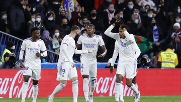 28/11/2021 PARTIDO PRIMERA DIVISION
 REAL MADRID - SEVILLA
 GOL 1-1 BENZEMA ALEGRIA 