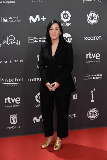 Alauda Ruiz de Azúa posa a su llegada a la 10ª edición de los Premios Platino del cine Iberoamericano.