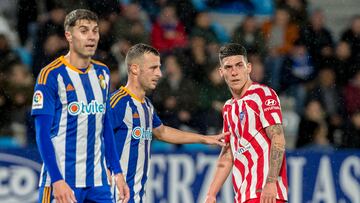 Ethyan, cedido esta temporada en el Atlético de Madrid B, en el partido amistoso del Centenario de la UD Ponferradina.
