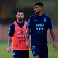 Romero says Messi looks happy ahead of Argentina match