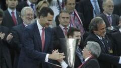 El Príncipe Felipe recibe hoy a la cúpula del Atlético de Madrid