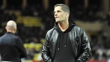 Robert Moreno (entraineur de l AS Monaco) of the French League One soccer match between Monaco and Paris Saint-Germain at the Louis II stadium in Monaco, Wednesday, Jan. 15, 2019.