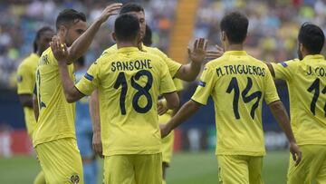Jugadores del Villarreal.