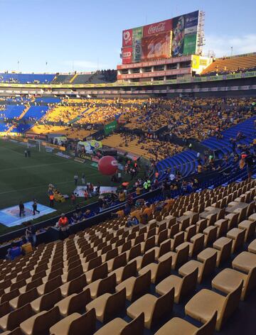 Así se vivió en el Estadio Universitario la previa del partido de ida de la Gran Final del Fútbol Mexicano entre los felinos y los tapatíos.