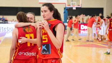 Tristeza de las chicas de la Selección.