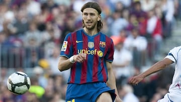 Chygrynskiy con el Barcelona. 