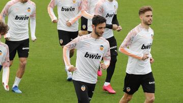 Vicente Esquerdo y Guillem Molina, con el primer equipo.