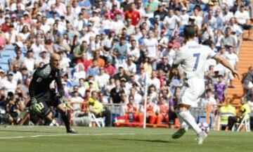 Cristiano Ronaldo abri¨® el marcador. 1-0.