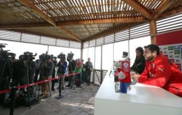 José Rojas fue el encargado de ir a la conferencia de prensa de este lunes.