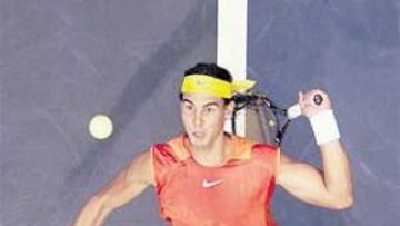 <b>ESTRENO. </b>Nadal, el niño terrible, debuta en el Torneo de Maestros ante el argentino Gaudio.