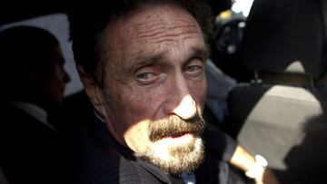 John McAfee, de 75 a&ntilde;os, creador del famoso antivirus inform&aacute;tico del mismo nombre. EFE/Saul Mart&iacute;nez/Archivo