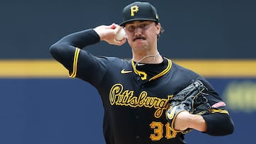 MILWAUKEE, WISCONSIN - JULY 11: Paul Skenes #30 of the Pittsburgh Pirates throws a pitch in the second inning against the Milwaukee Brewers at American Family Field on July 11, 2024 in Milwaukee, Wisconsin. John Fisher/Getty Images/AFP (Photo by John Fisher / GETTY IMAGES NORTH AMERICA / Getty Images via AFP)