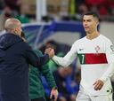 Roberto Martínez, a los pies de Cristiano