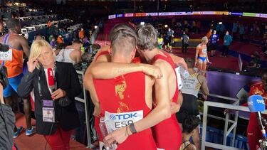 España suma una fabulosa plata gracias al 4x400 masculino