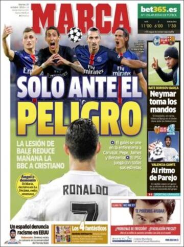 Portadas de la prensa deportiva