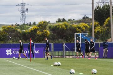 VALLADOLID. 11/05/20.
Primer entrenamiento tras el parón.