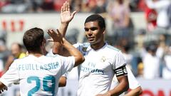 Casemiro, ante el United.