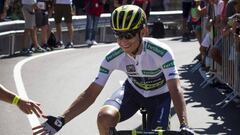 Esteban Chaves es segundo en general de la Vuelta a España