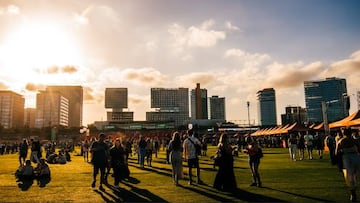 Cómo levantar y desmontar una ciudad efímera en un mes