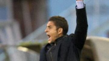 El entrenador del Almería, Francisco Rodríguez.