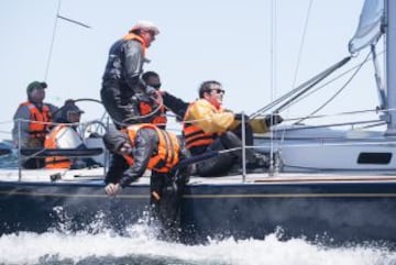 El viento (más de 25 nudos con ráfagas de 28), y el mar (mucha ola) fueron los protagonistas de la jornada final.