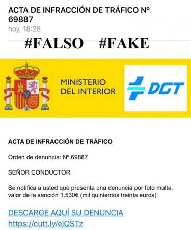Nueva estafa de la DGT: la falsa multa de Tráfico que debes borrar