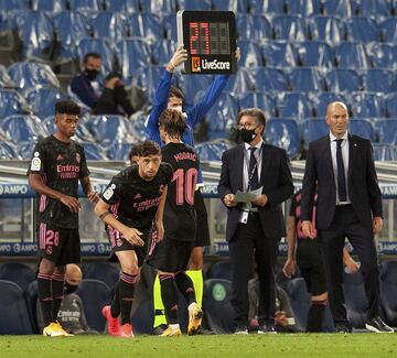 Debut de Marvin Park. El canterano sustituyó a Luka Modric en el minuto 69.