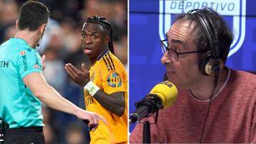 Iturralde, contundente: “Es más difícil ser árbitro que Vinicius”