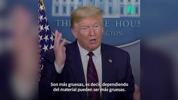 El insólito consejo que dio Trump para combatir el coronavirus