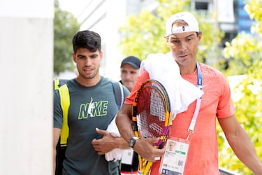 La foto ms deseada: Nadal y Alcaraz, juntos en la pista