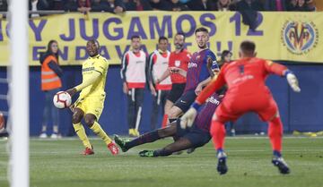 Ekambi empat¨® el partido. 2-2