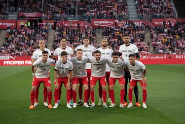 Once inicial del Girona.